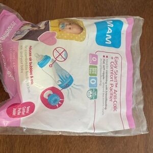 Easy Start Anti-Colic Bottle and Comfort Pacifier - Blue